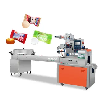 Small Horizontal Automatic Sweet Candy Bar Wrapper Machine: Individual Packaging Solution