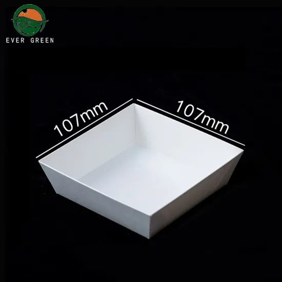 Healthy Material Baking Food Packaging Kraft Paper Plate