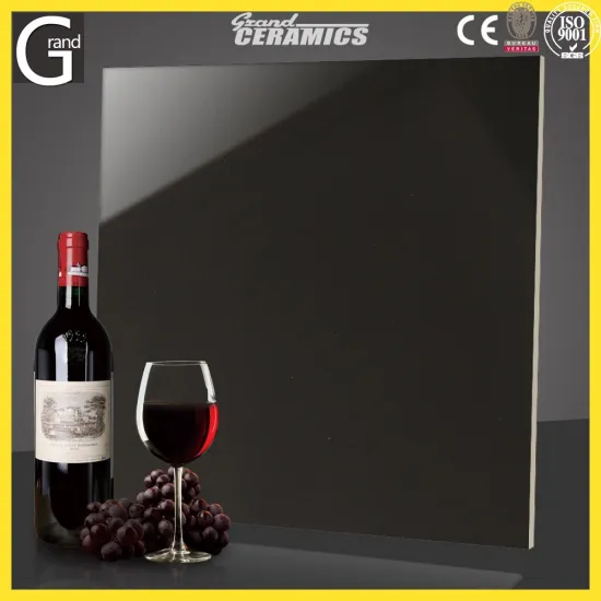 FoShan Pure Black Tiles Polished Cheap Floor Tiles