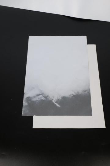 Bright Silver Aluminum Foil Paper Acrylic White Glassine