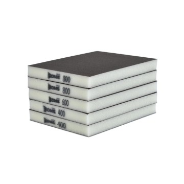 Double-sided sand blocks for multiple scenes