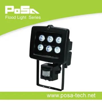 6 watt led sensor flood light infrared led flood light (PS-L0102P)