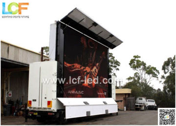 High Brightness Mobile Truck Mounted Led Screen For Advertising