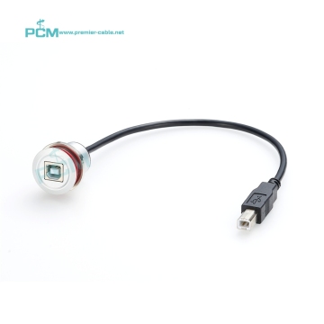 Cavo di estensione maschio a femmina USB 2.0 di grado industriale per montaggio del pannello in armadi e telaio