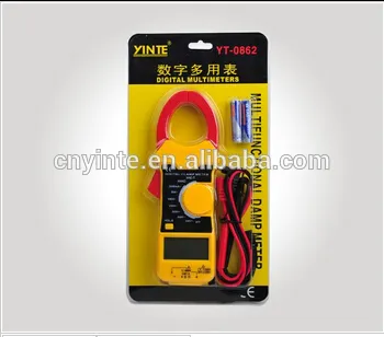 YT-0862 Clamp type Digital multimeter made in YINTE with CE Certification