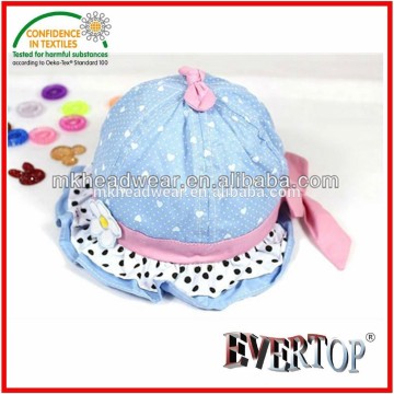 Baby's funy cute bucket hat with soft fabric