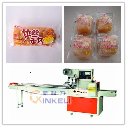 Small Wired bread flow packaging machine