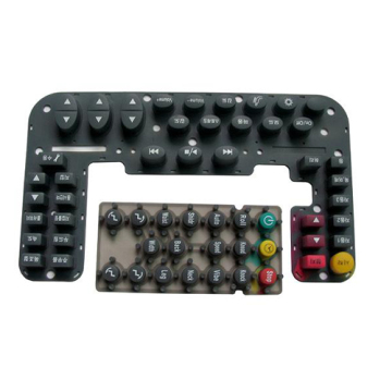 high quality environmental material custom design silicone keypad