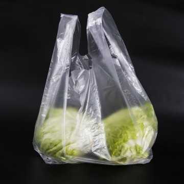 Shopping Polybag Gusset Garbage Rubbish T-Shirt Vest Biodegradable Plastic Grocery Carrier Bag