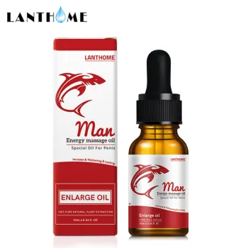 Enhanced Sexual Experience: LANTHMOE Men's Massage Oil for Erection, Growth, and Longer Thicker Energy
