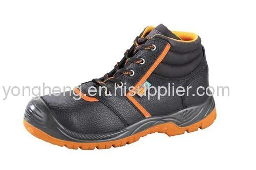 Protective Pu/rubber Outsole Steel Toe Safety Shoes 