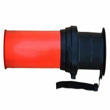 Traffic baton, firm and durable