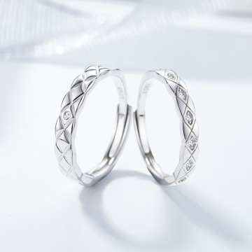 925 Sterling Silver Love Knot Promise Ring - Fashionable Men's and Women's Band Jewelry