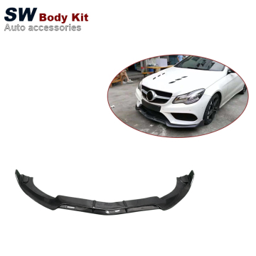 Upgraded Front Bumper Lip Spoiler for Mercedes-Benz E-Class W207 Coupe 2014-2016