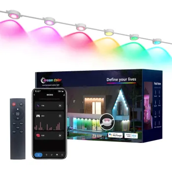50ft, 100ft, and 150ft Waterproof Color-Changing LED Lights: Perfect for Wedding, Christmas Party, and Holiday Decorations