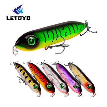 LETOYO Demon Dragon Style Fishing Lure - Topwater Floating Pencil Bait for Freshwater and Saltwater