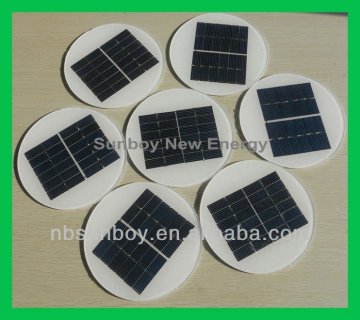 Tempered Glass Laminated Round Solar Panel