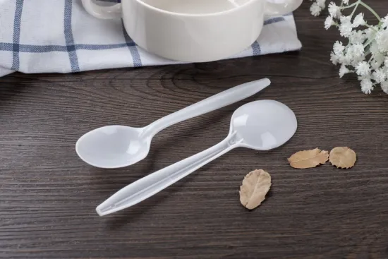 Heavy weight Clear Plastic Tea Spoons