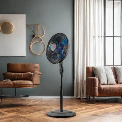 2024 16-Inch Electric Stand Fan with Mosquito and Fly Repellent