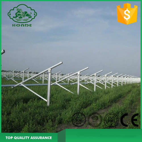 Solar Panel Ramming Pole Mounting System