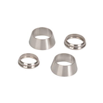 SS316 Stainless Steel Compression Fitting Ferrule Sleeve for 3/8" Tube OD