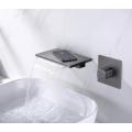 Wall-mounted Faucet with Waterfall Spout