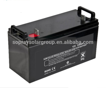 Great Power Deep Cycle Lead Acid AGM Battery 12V150AH for Solar Power System