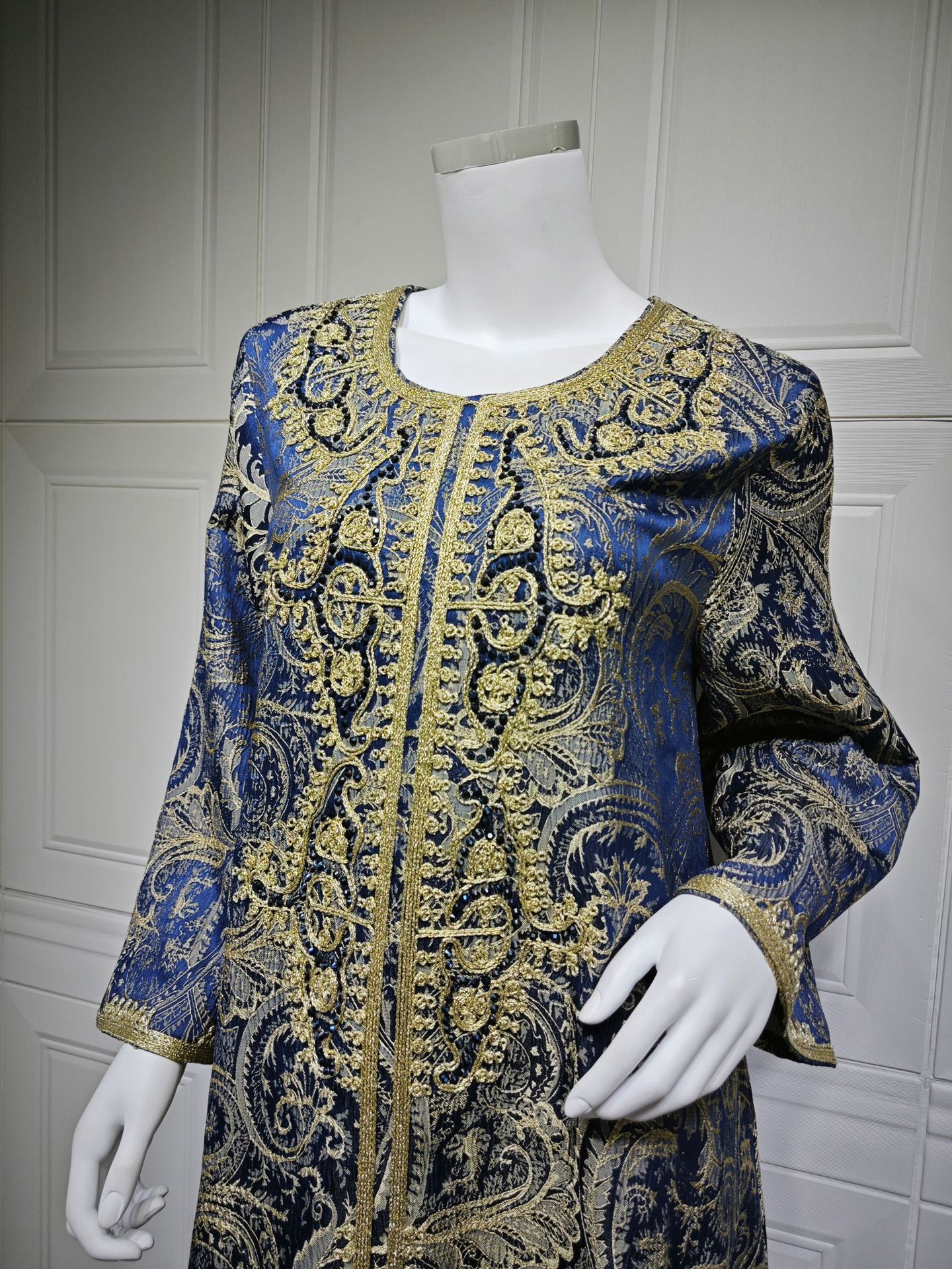 Embroidery Abaya Dress AB487 (8)