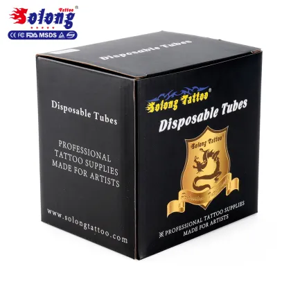 Solong Tattoo G603A-14RT 30mm Tattoo Tube 1.2 Inch ABS Tip Disposable Grip Tattoo