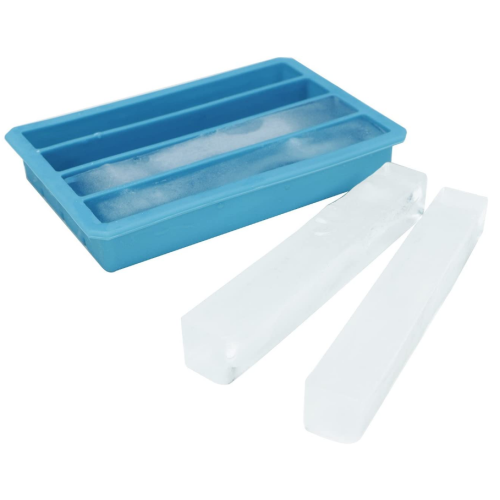 Lange Silikon-Eiswürfel-Tabletts für Wasserflaschen