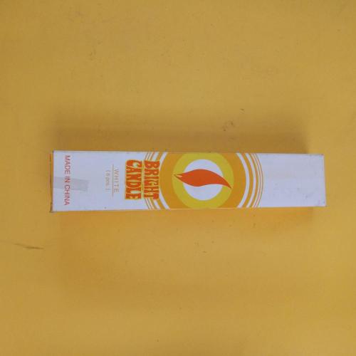 black box white pillar stick wax candle