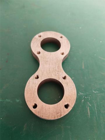 8-shaped stainless steel fixing plate