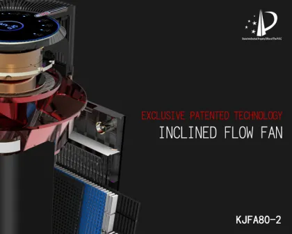 Household room Soundproof Air Purifier with smoke detector