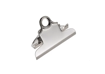 silver small metal clipboard clip/jumbo clipboard clip