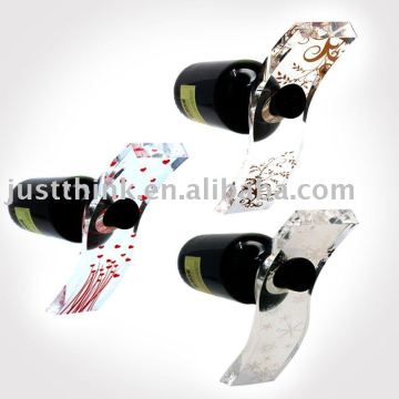 customized balancer acrylic wine display holder FZ-WR10818