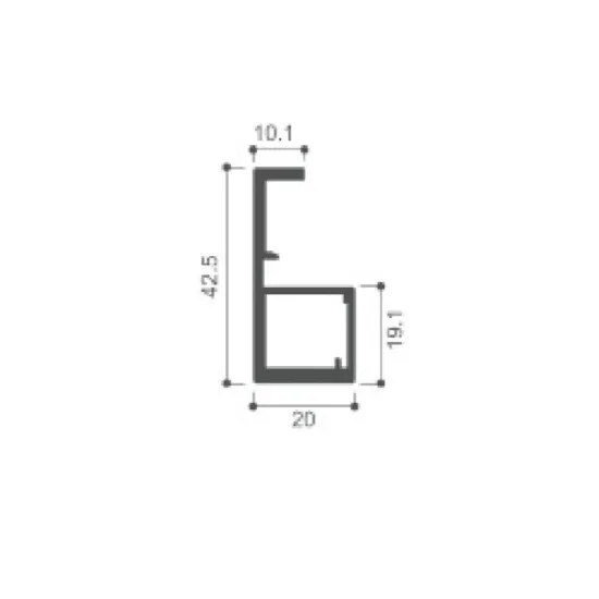 Tanzania Rose Gold Sliding Aluminum Window Profiles for Doors and Windows