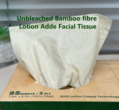 Ultra Soft Bamboo Lotion Facial Tissue Cube Box
