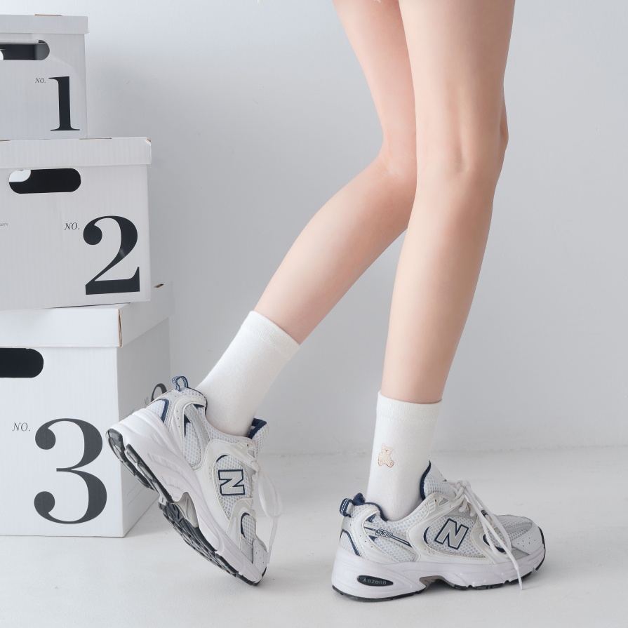 Maraming gamit na Student Sport Socks na may Cute Cat Design