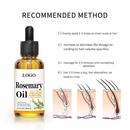 Rosemary Essential Oil Serum Nourishing Hair-Repairing