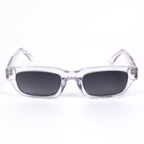 Wholesale Y2K Vintage Chunky Rectangular Acetate Sunglasses TAC Lens