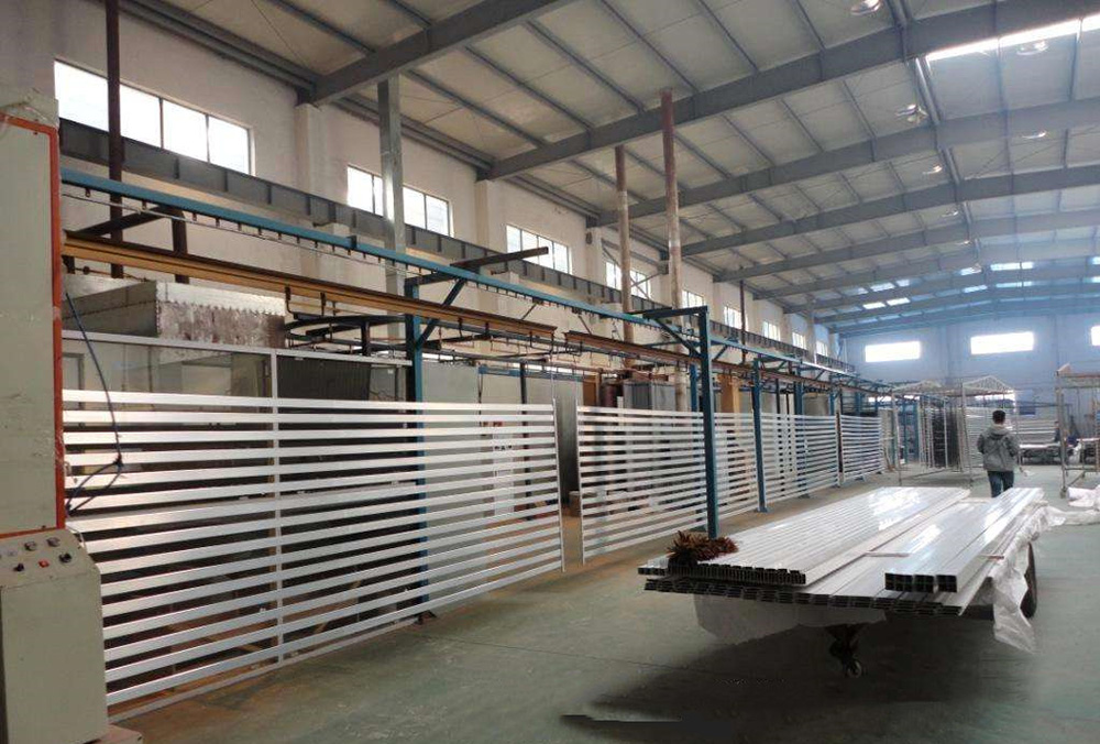 Aluminium Vertical Powder Coating Line