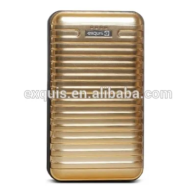 Factory new fashion design large capacity suit case 20000mah portable mobile power bank charger