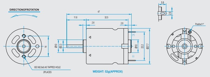 RF360 DC Motor