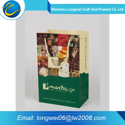 Best Quality Custom paper shopping bag company