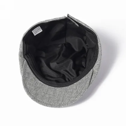 2025 New Wholesale Linen Cap Irish Flat Cap