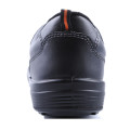 Sapato de segurança para homens de couro genuíno com sapatos de segurança / sapatos de lazer