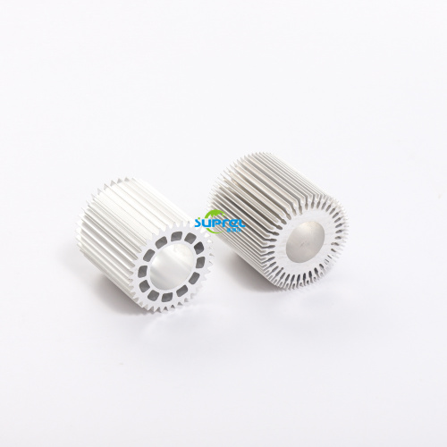 Round LED aluminum heatsinks