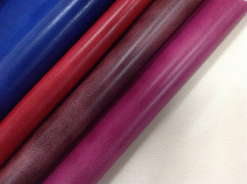 Two-tone Polish PVC leather for lady bag