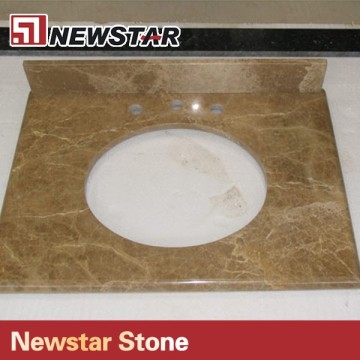 Newstar polished cultured marble vanity top