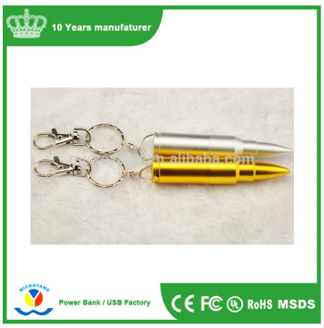 Bullet metal usb flash drive, laser engraved metal bullet usb